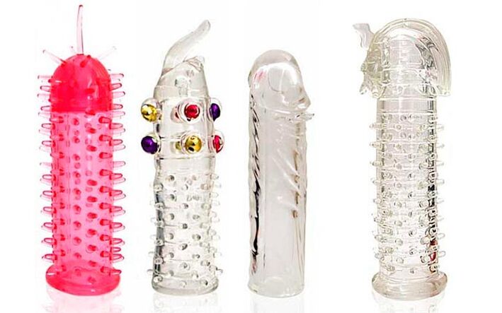 Various accessories for penis enlargement during sex